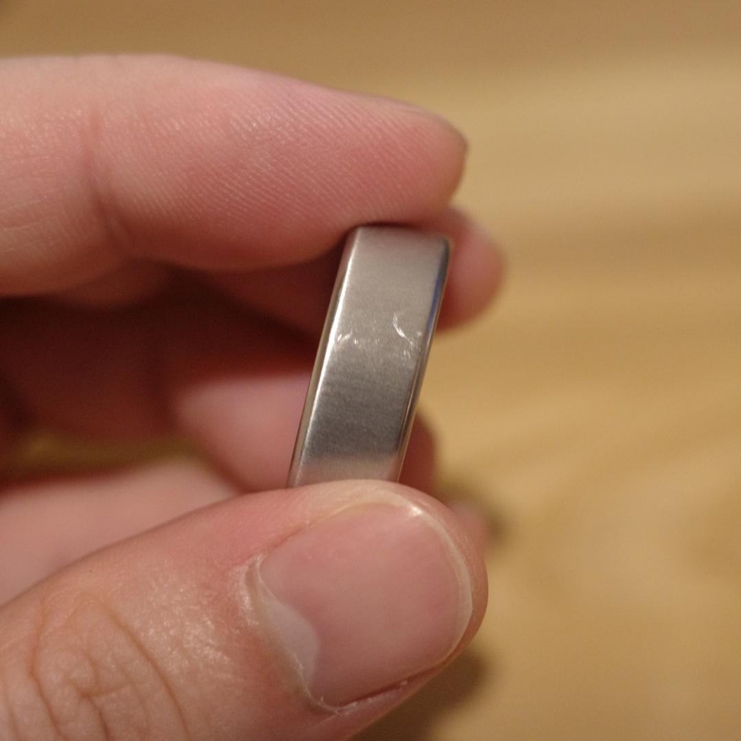 Oura Ring 4 / ブラッシュドシルバー / サイズ9