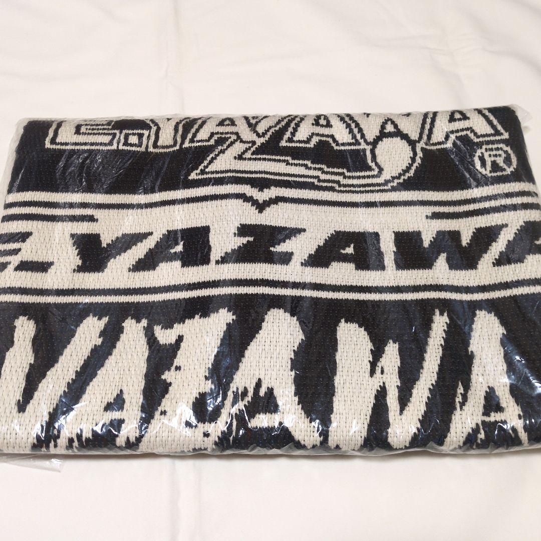 矢沢永吉 YAZAWA ラグマット(スリーロゴ) ブラック/ホワイト