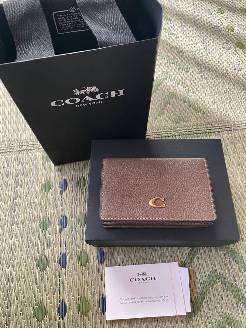 【本日限りの値段！！】COACH ブラウン 名刺入れ