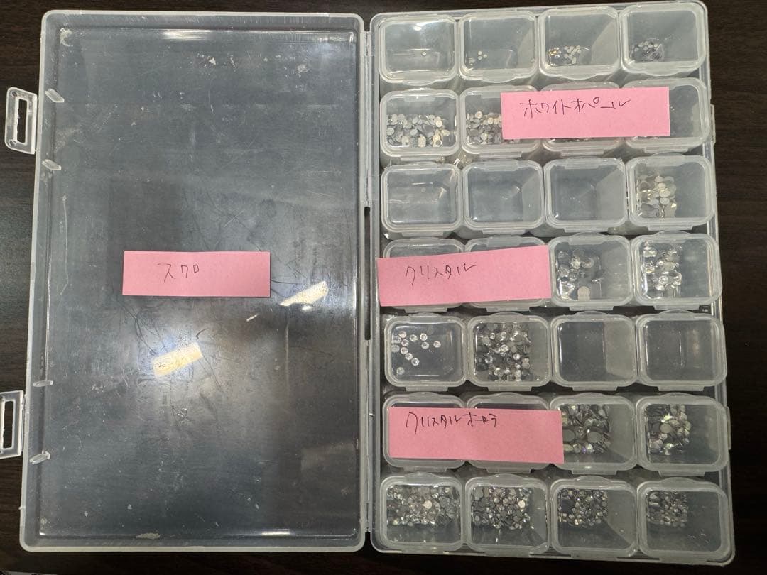 ネイル　スワロフスキー　＋α