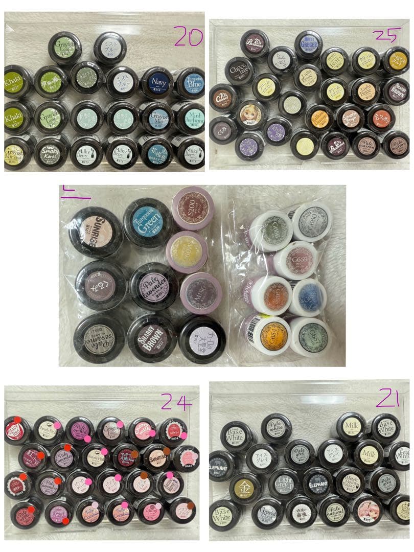 pregal プリジェル　カラージェル　107色セット　新品未使用