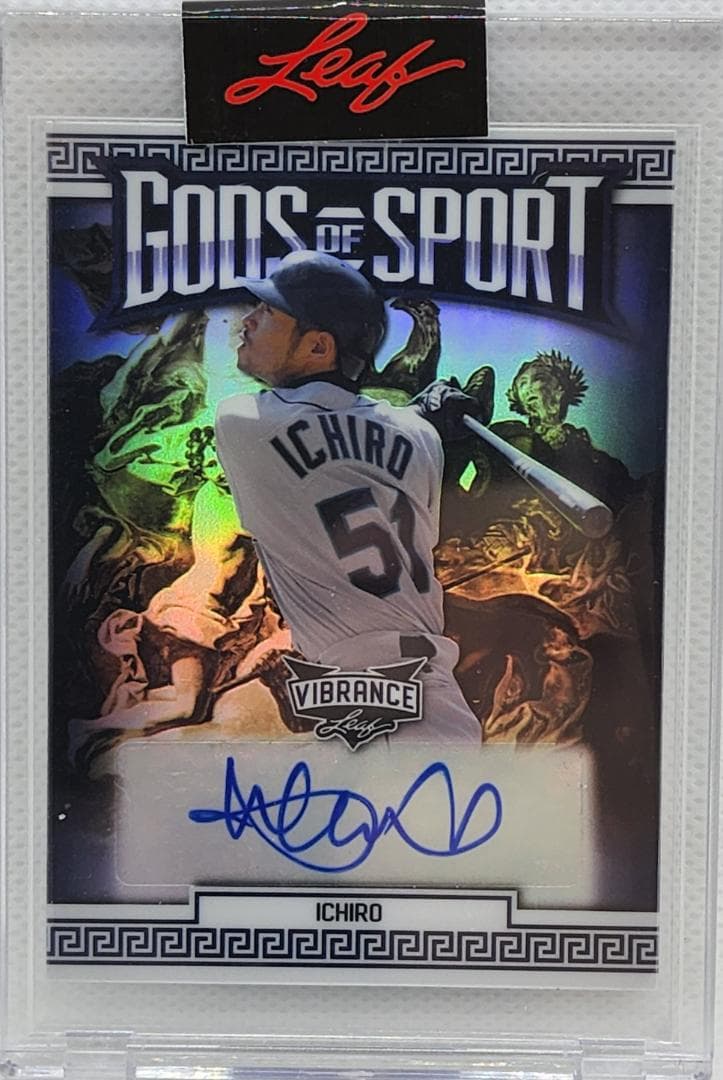 MLB☆イチロー 22 Leaf Vibrance 直筆サインカード