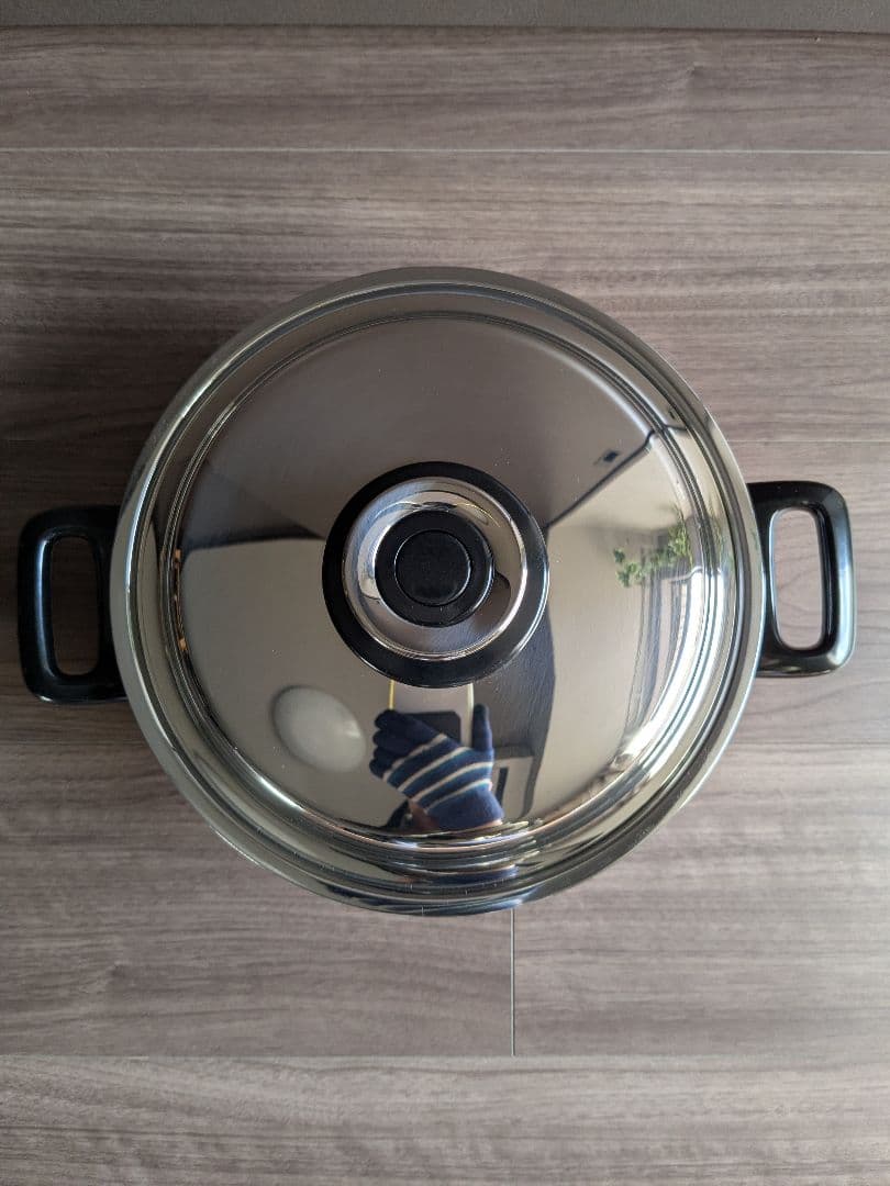 [ビタクラフト] New Magic Seal 両手鍋 シルバー