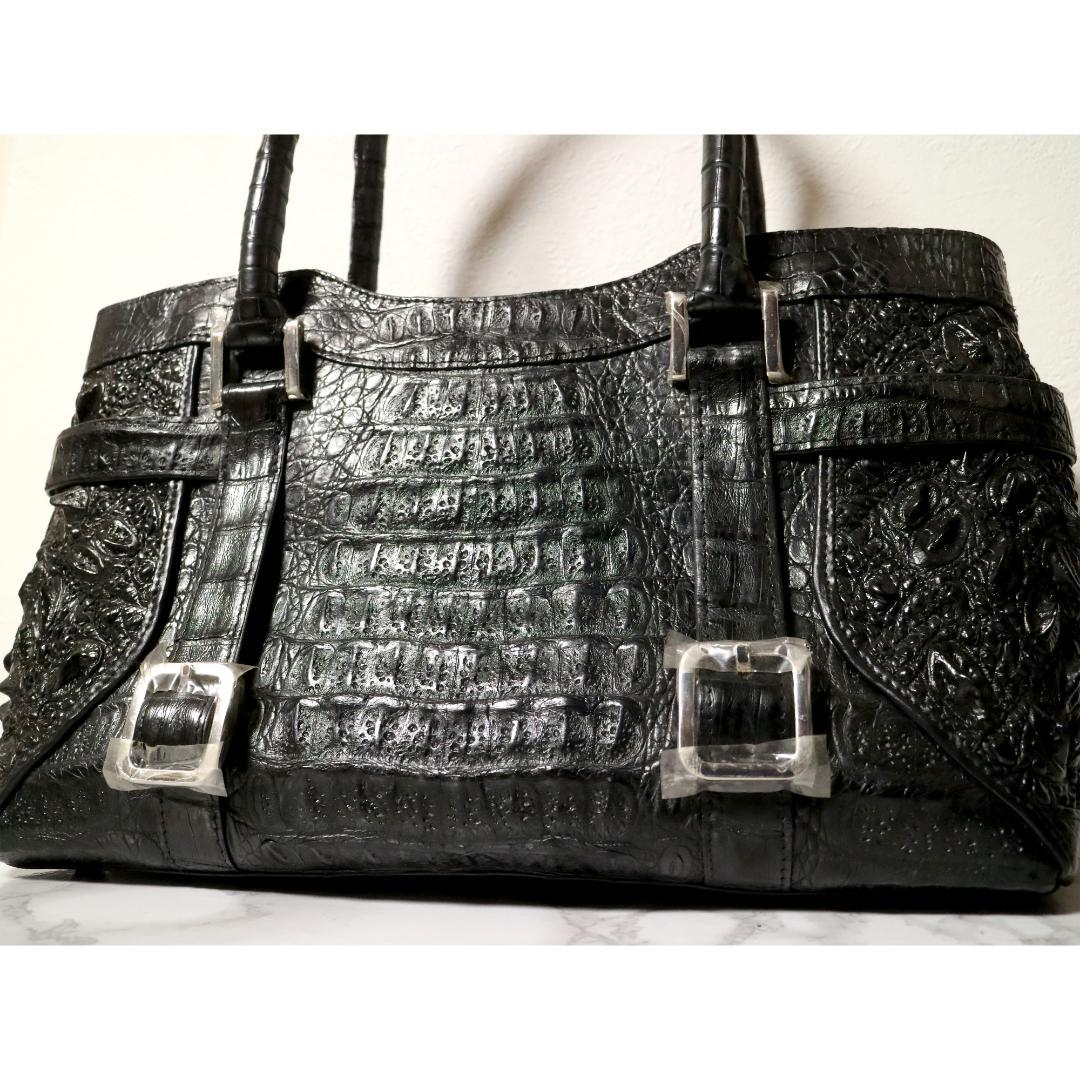 超美品　FINDIG　カイマンワニ革　高級品　定価15万円