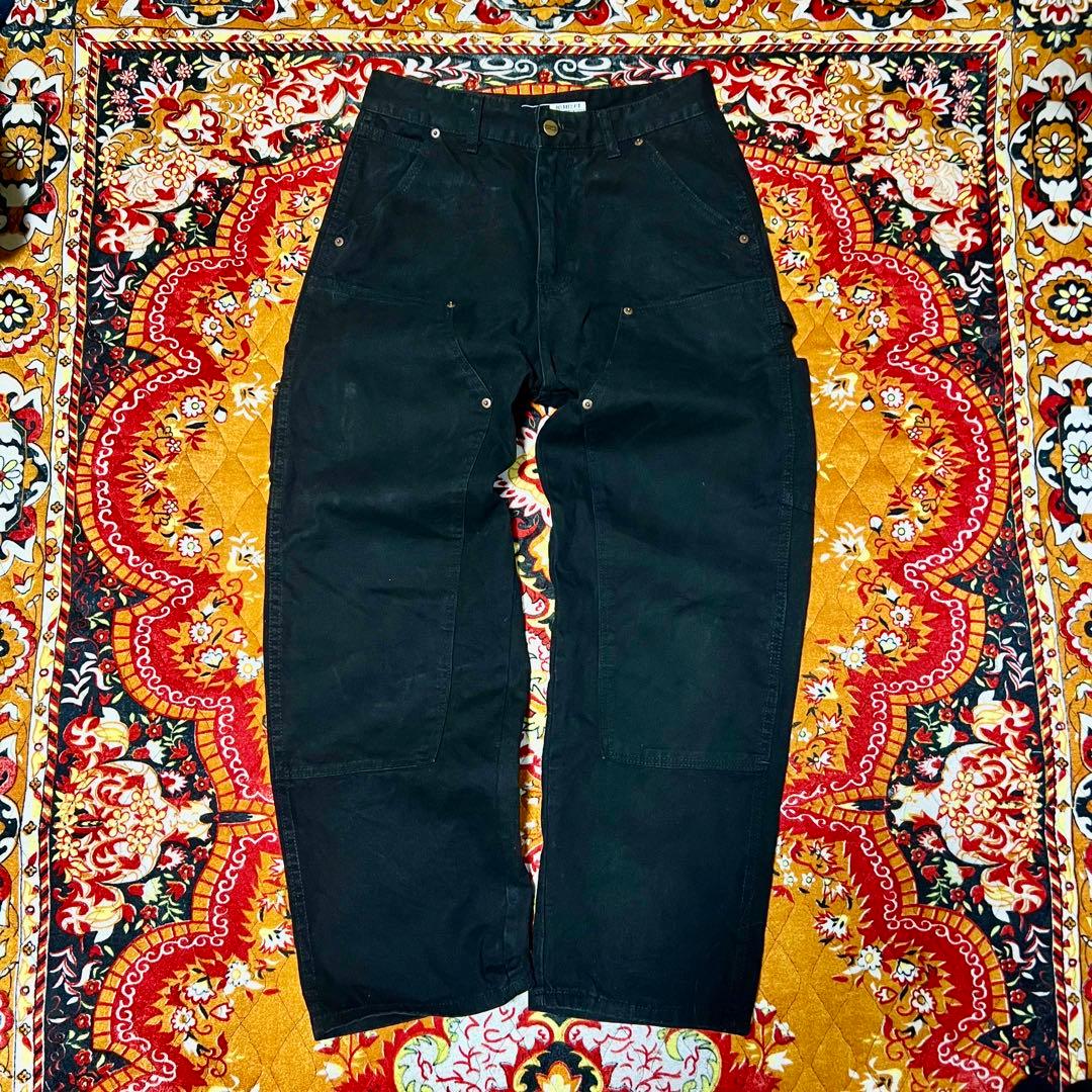 パンツ Carhartt double knee black