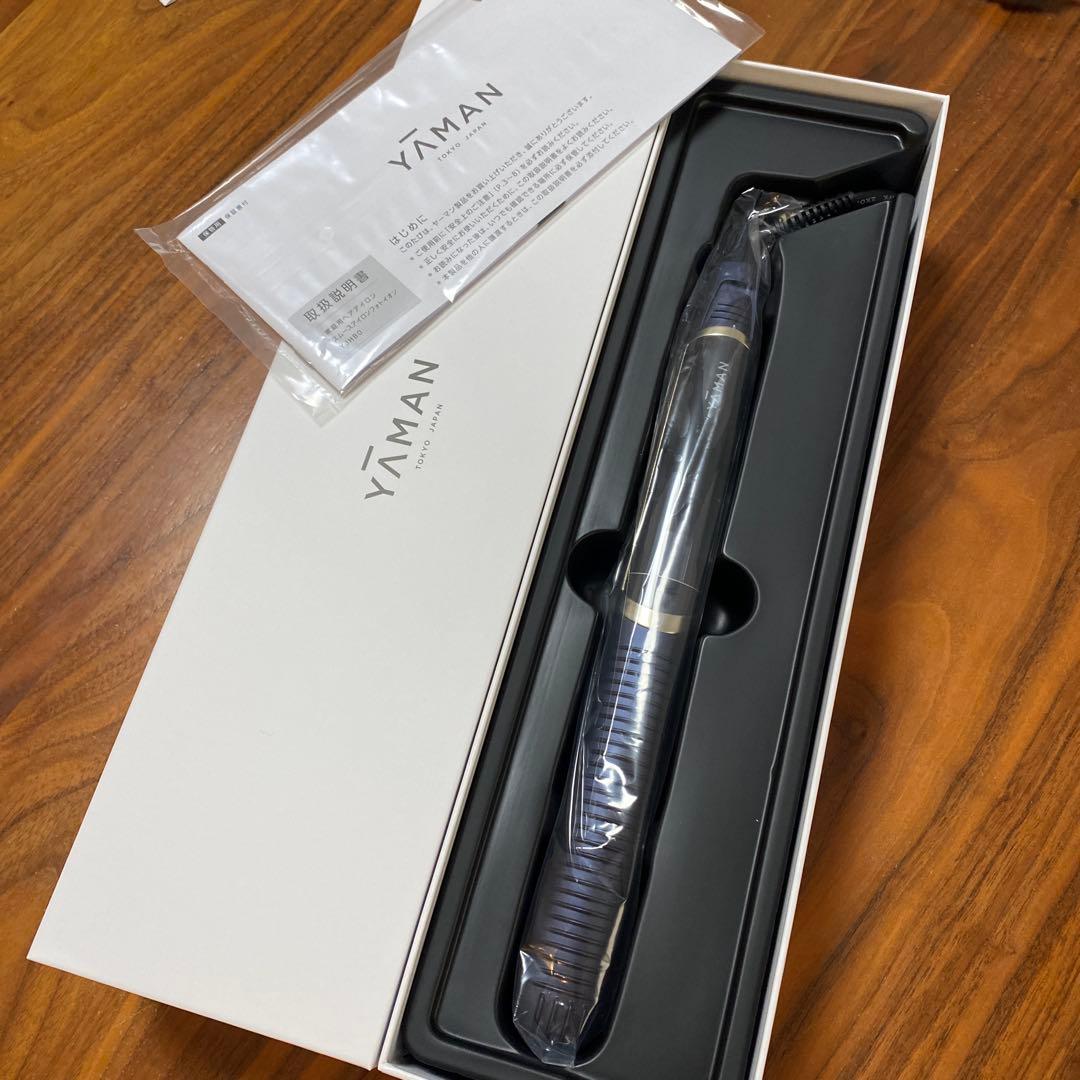 ヤーマン　ヘアアイロン　スムースアイロンフォトイオン　ネイビー