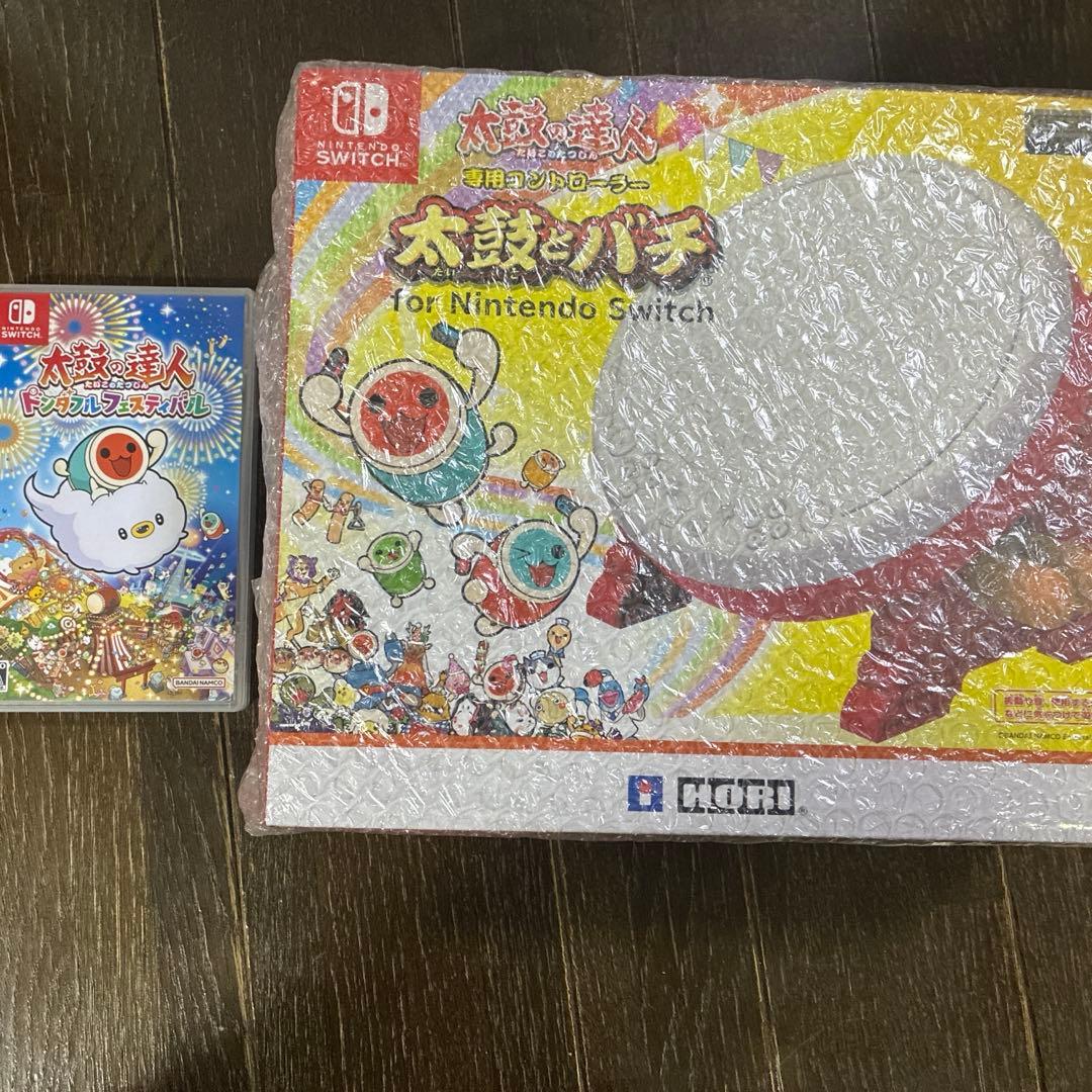 Nintendo Switch 太鼓の達人ドンダブルフェスティバル 太鼓とバチ込
