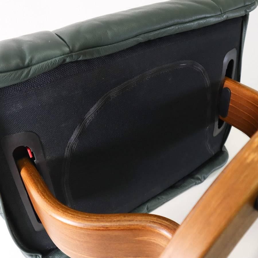 値下ストレスレスチェア用「レノ」オットマン スツール ダークグリーン 本革