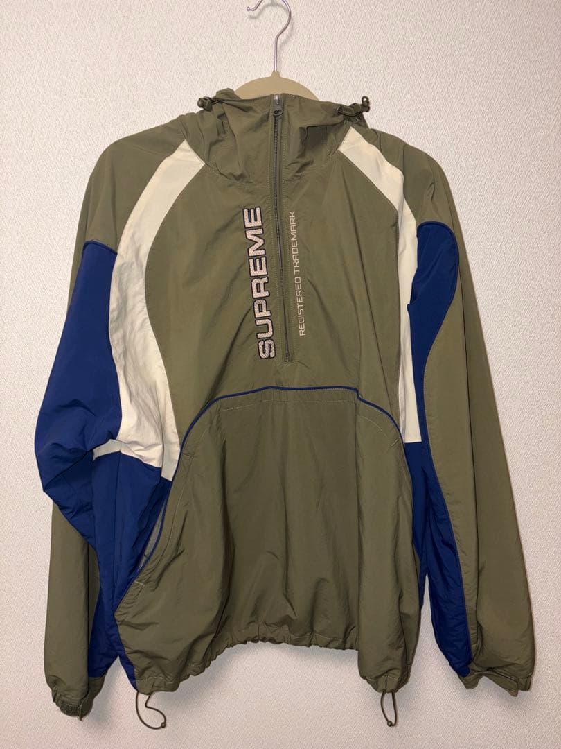 ジャケット・アウター Supreme Paneled Half Zip Pullover 22AW L