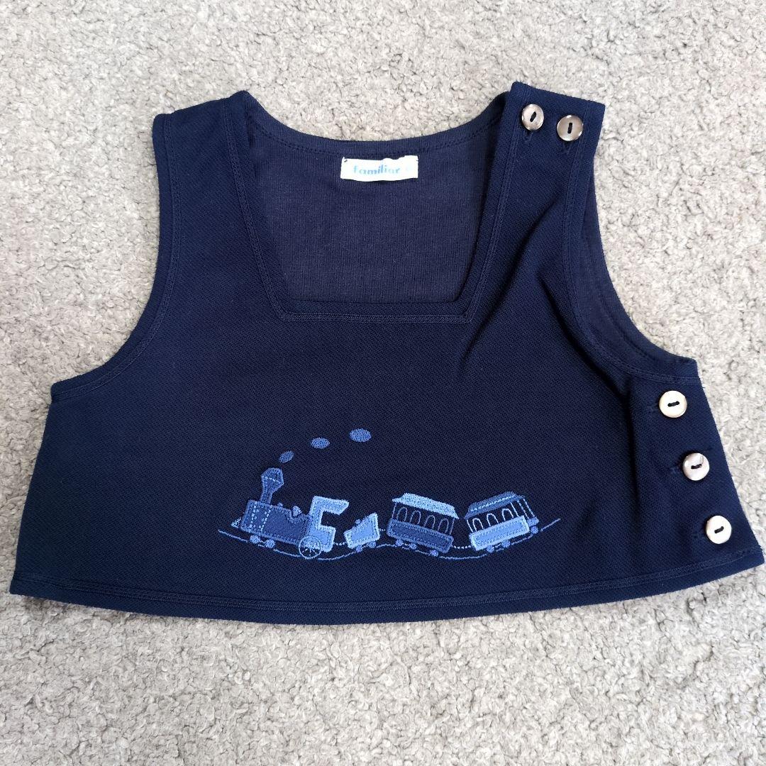 最終値下げ 美品！新品 ファミリア 男の子 カバーオール 帽子付き 60タグ付