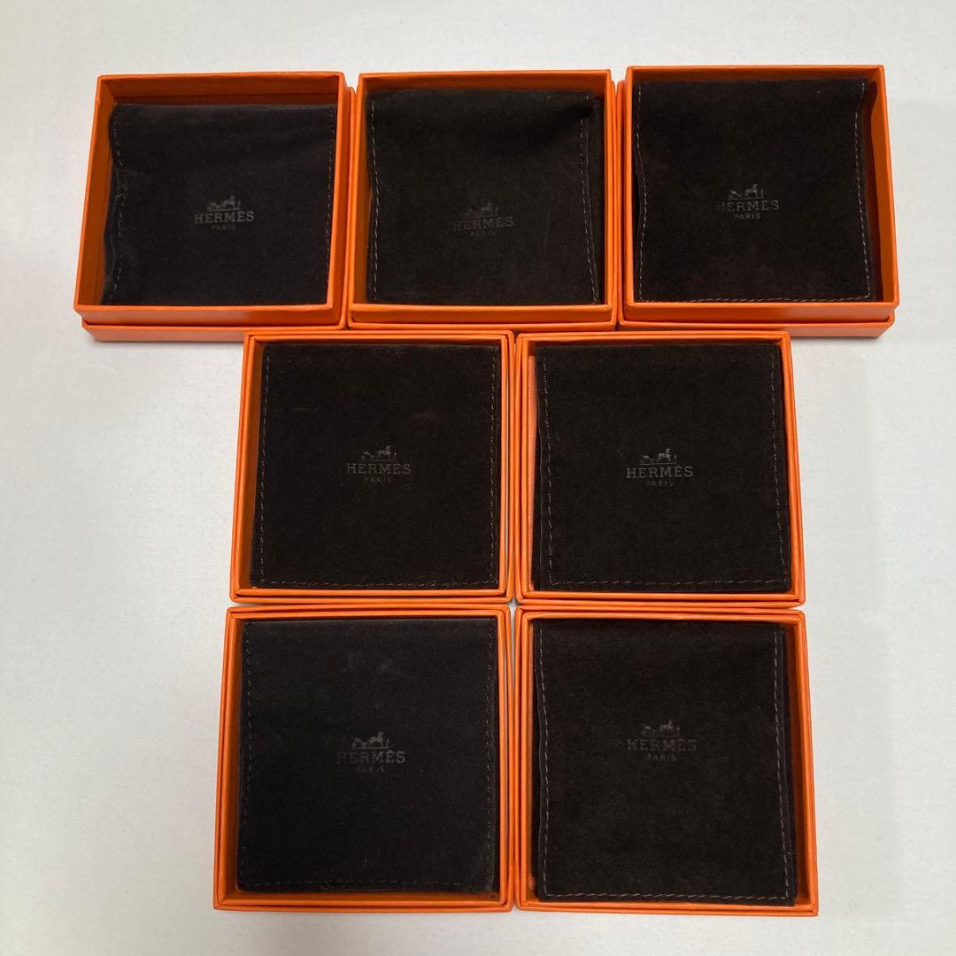 美品　エルメス　ブレスレットケース　7個セット　保存袋　空箱　アクセサリー入れ
