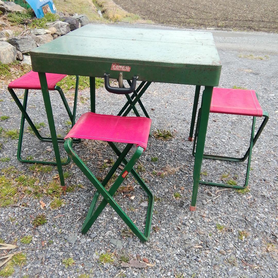 T*様 コールマンColeman60sピクニックテーブルセットビンテージ