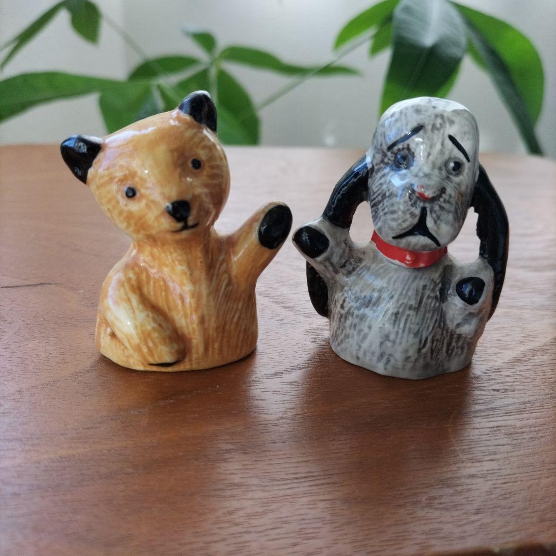 イギリス　ビンテージ　SOOTY ＆　SWEEＰ 陶器フィギュア