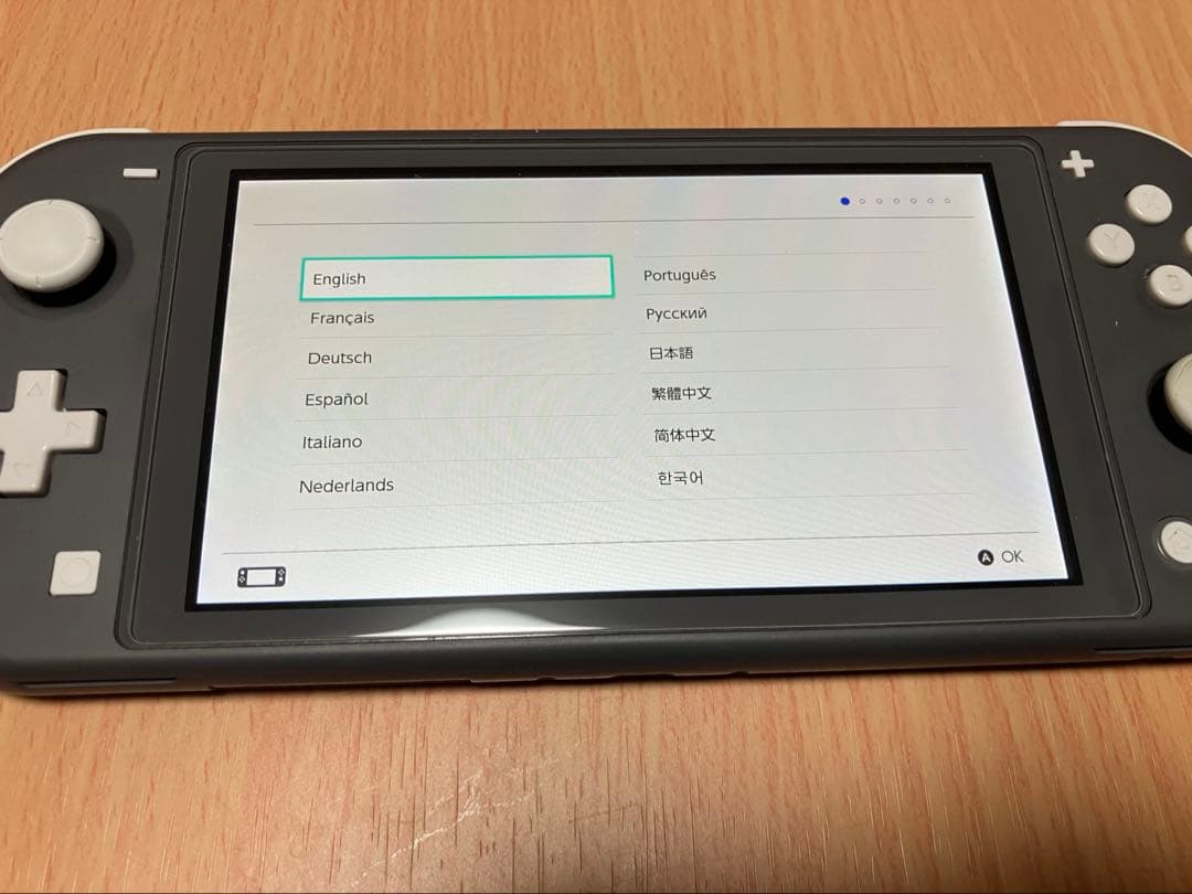 【ジャンク品】 Nintendo Switchライト グレー　本体