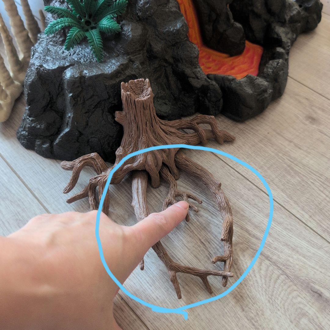 シュライヒ　ビッグ火山　恐竜セット　音の鳴るビッグ恐竜付き　説説明書付き