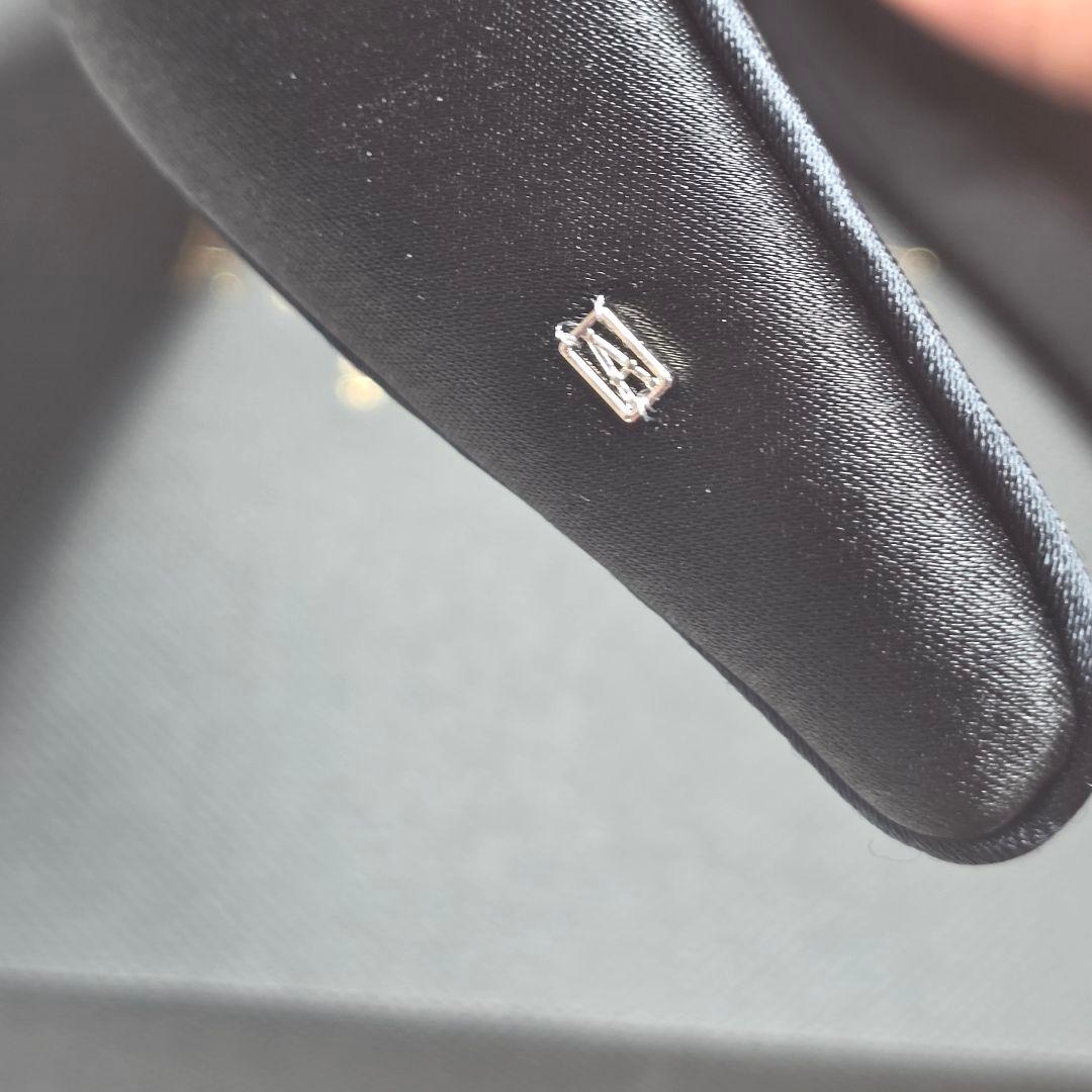 極美品✨️ ALEXANDRE DE PARIS　リボンカチューシャ　ブラック