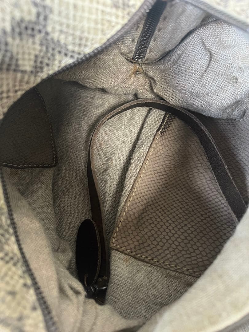 HENRY BEGUELIN パイソン ハンドバッグ トート エンリーベグリン