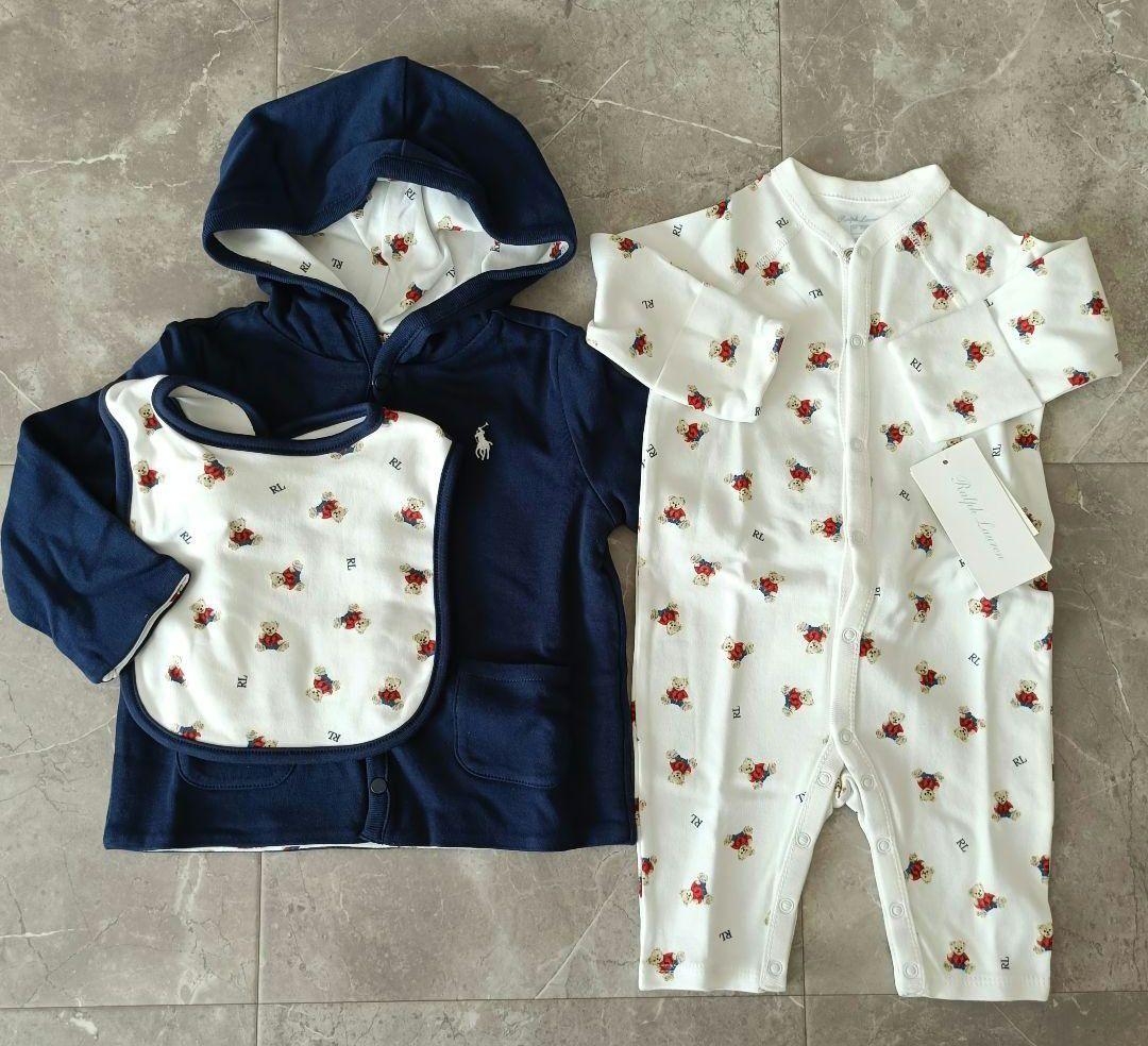 Ralph Lauren パーカー ロンパース ビブ セット ラルフローレン