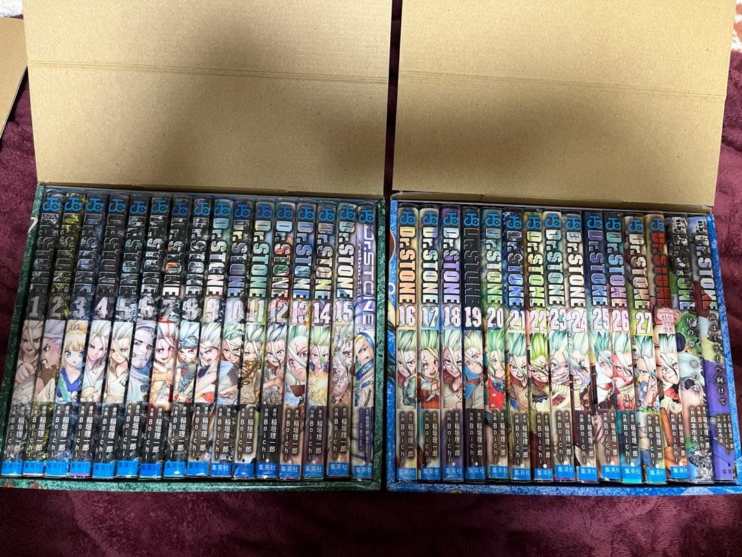 Dr.STONE 1〜27巻　全巻　番外編　reboot:百夜　小説　収納BOX