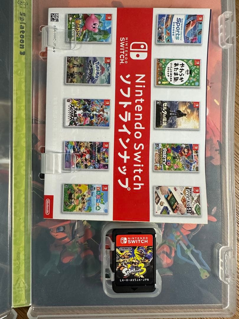 マリオカート8デラックス　Switch　スプラトゥーン3　スイッチソフト