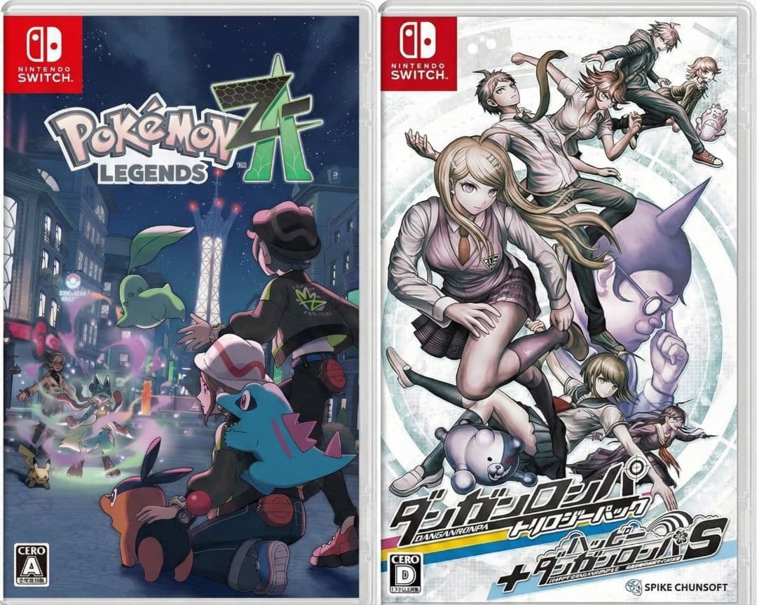 ダンガンロンパ　ポケモンZA　Switch