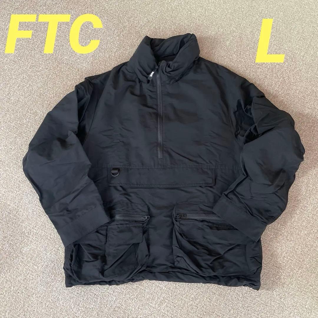 FTC ブラック ハーフジップジャケット L