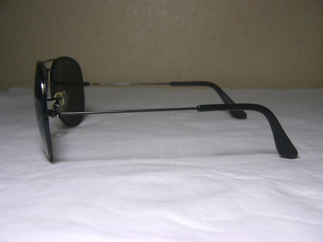 USA☆米国B&Lレイバンティアドロップサングラス ブラックメタル ボシュロム