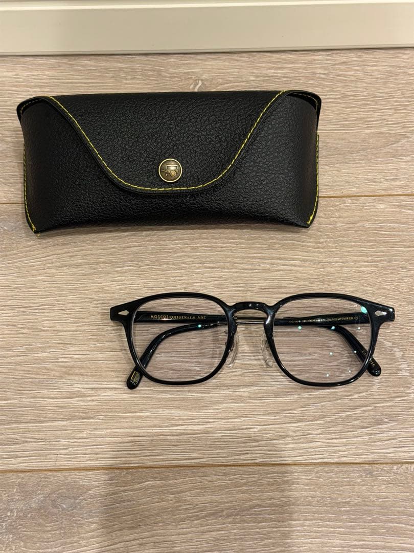 メガネ・老眼鏡 MOSCOT GENUG blak