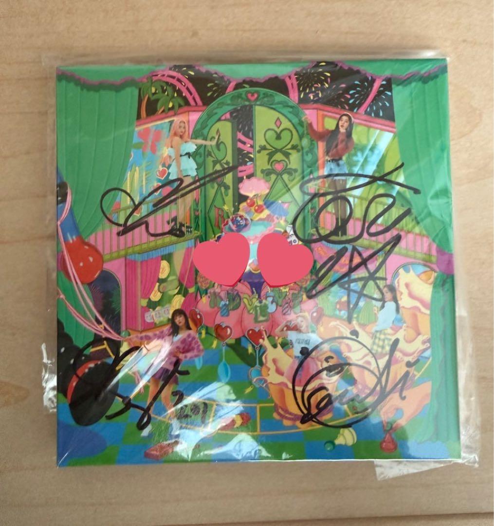 RedVelvet レドベル 全員サイン入り アルバム