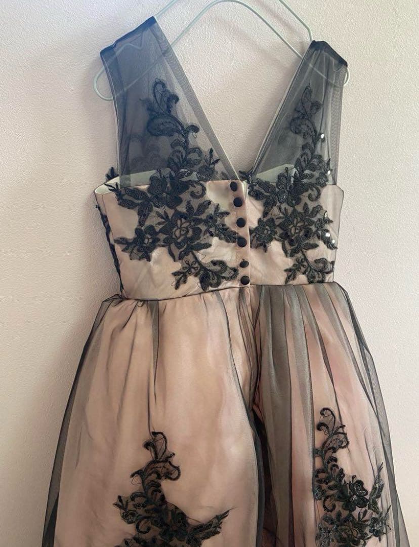 【size150】チュールドレス　スパンコールドレス 発表会コンクール