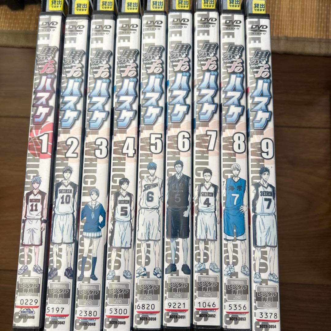 黒子のバスケ DVD 全巻セット　レンタル落ち