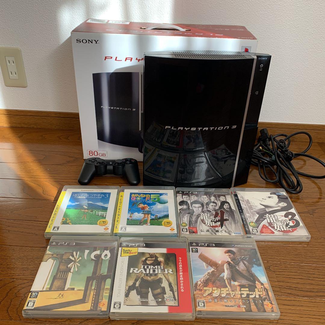 SONY PlayStation3 CECHL00 ソフト7本セット