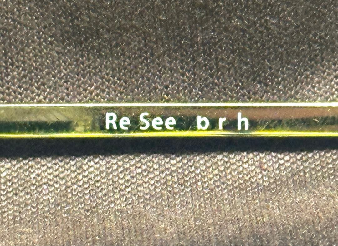 Re:see リシー 度付きメガネ ケース付き