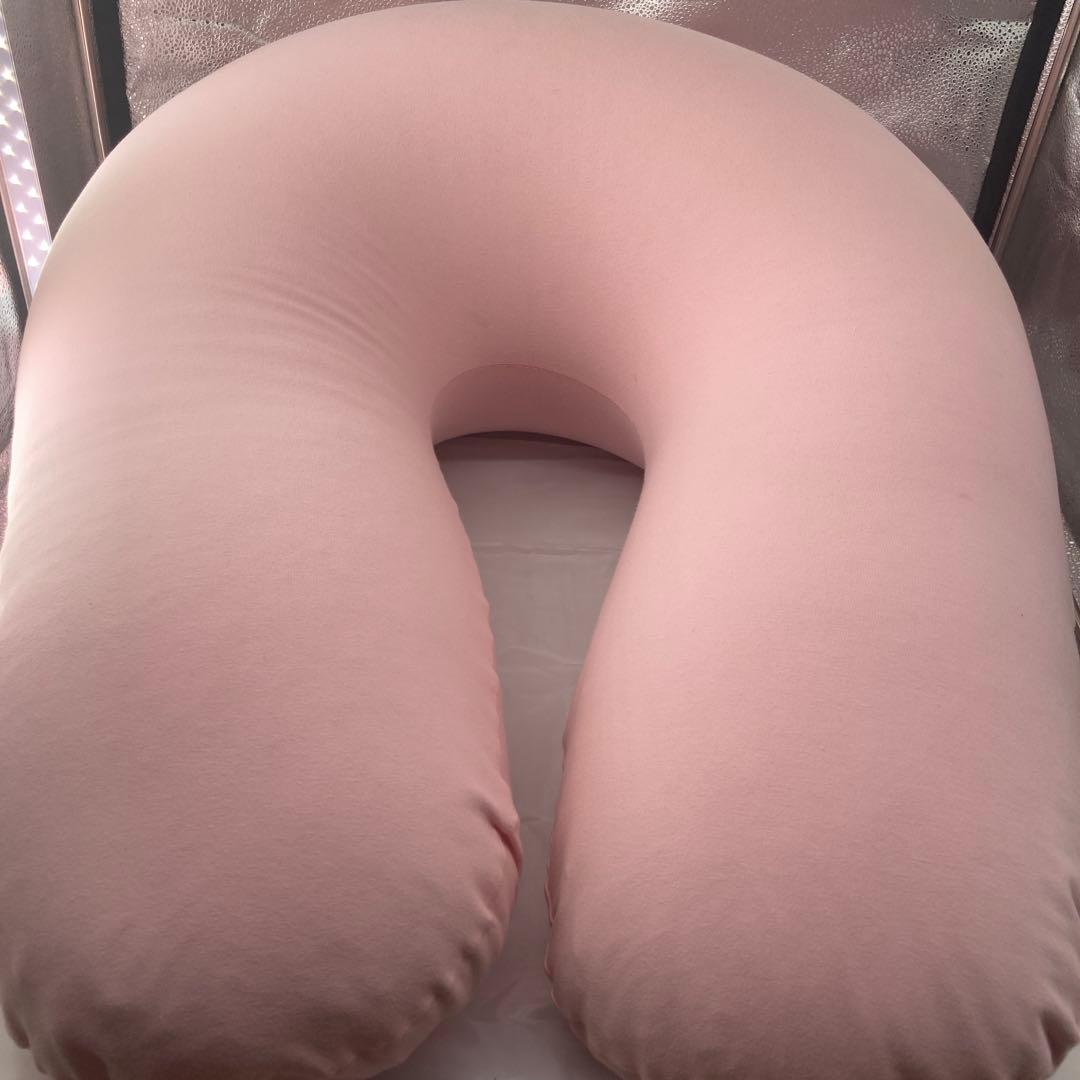 Yogibo U字型クッション ピンク