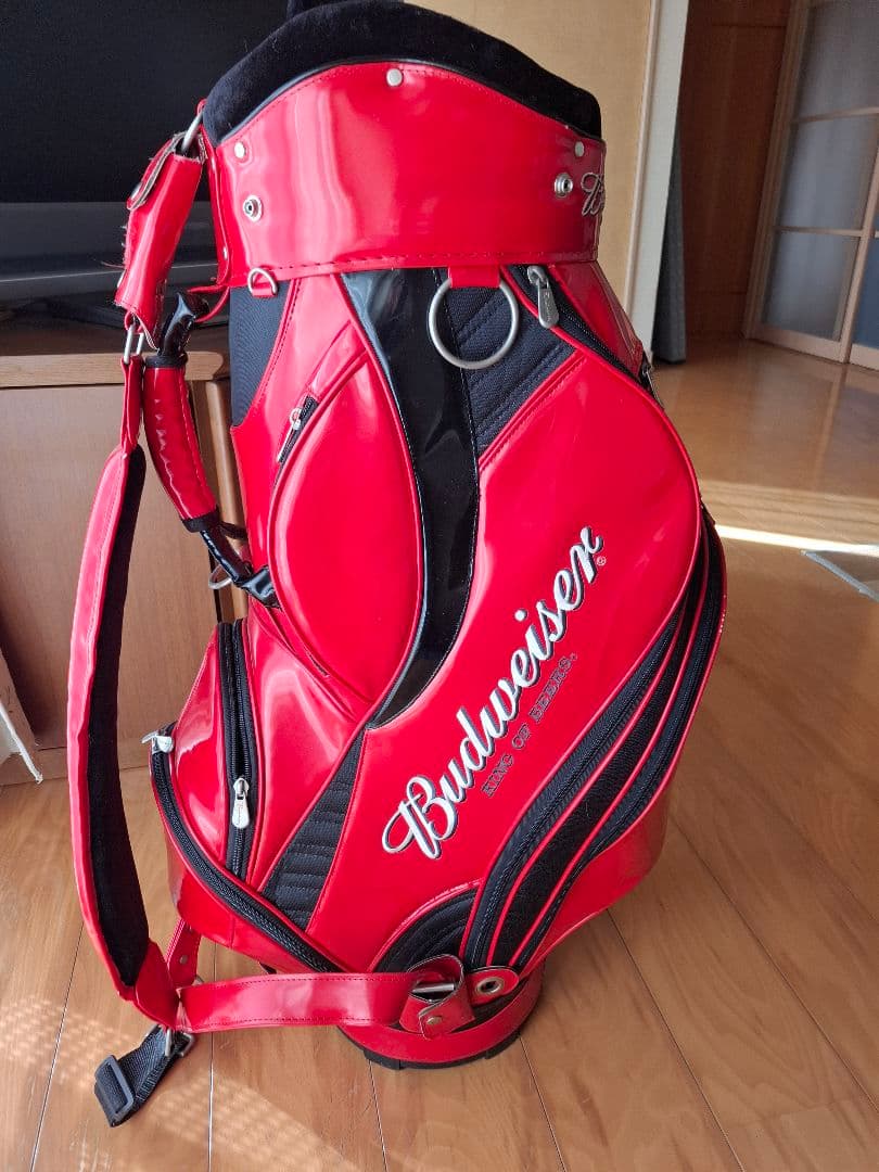 Budweiser ゴルフバッグ レッド