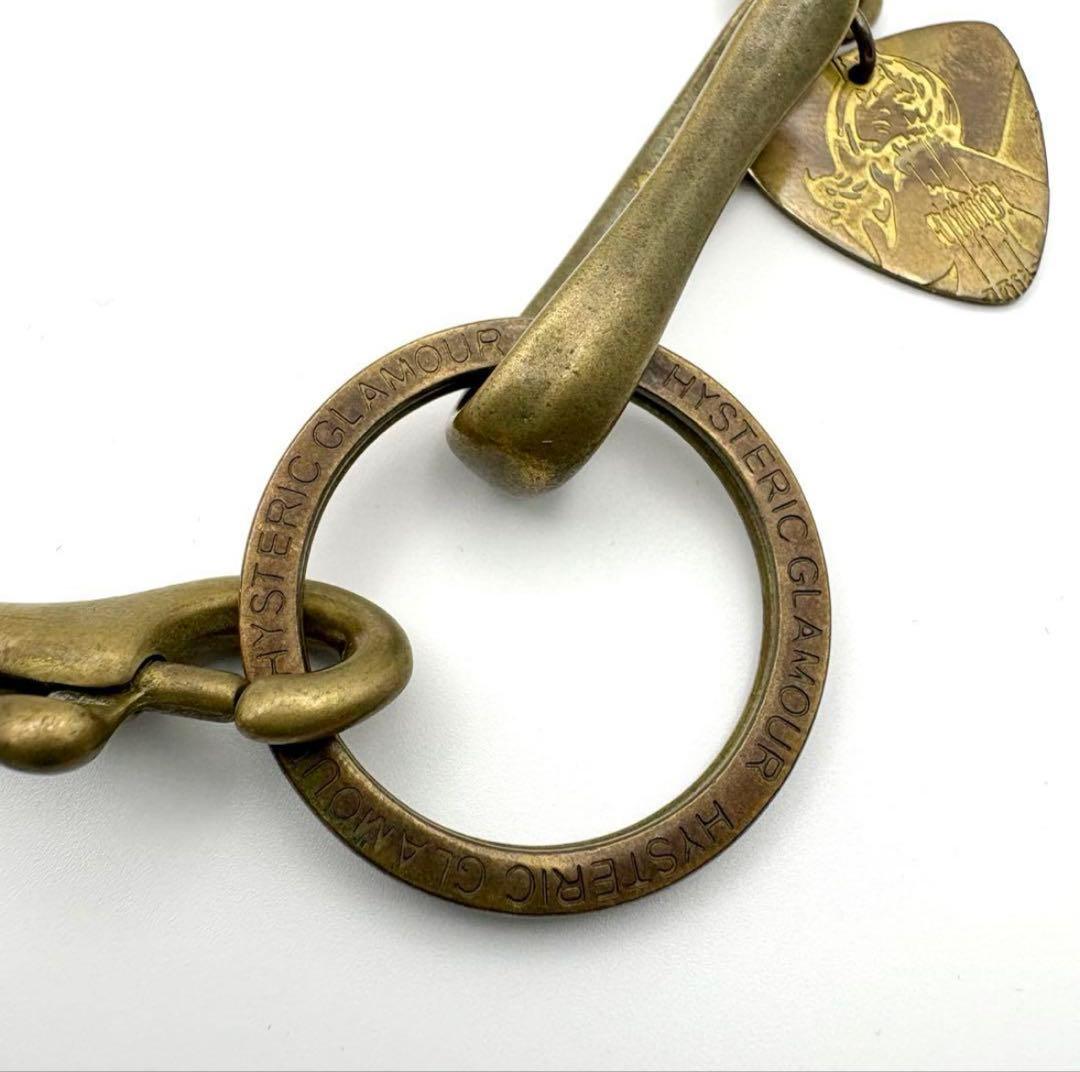 【希少☆】ヒステリックグラマー ウォレットチェーン ブロンズ ウーマン ピック