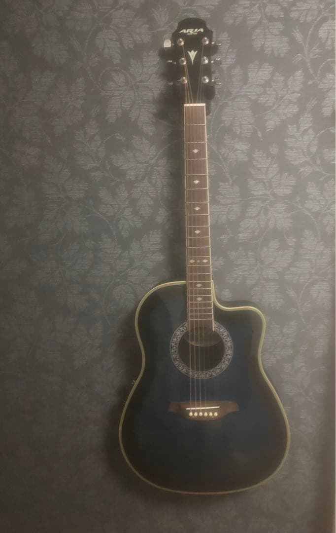 ARIA エレクトリックアコースティックギター AMB-35 BLS 青