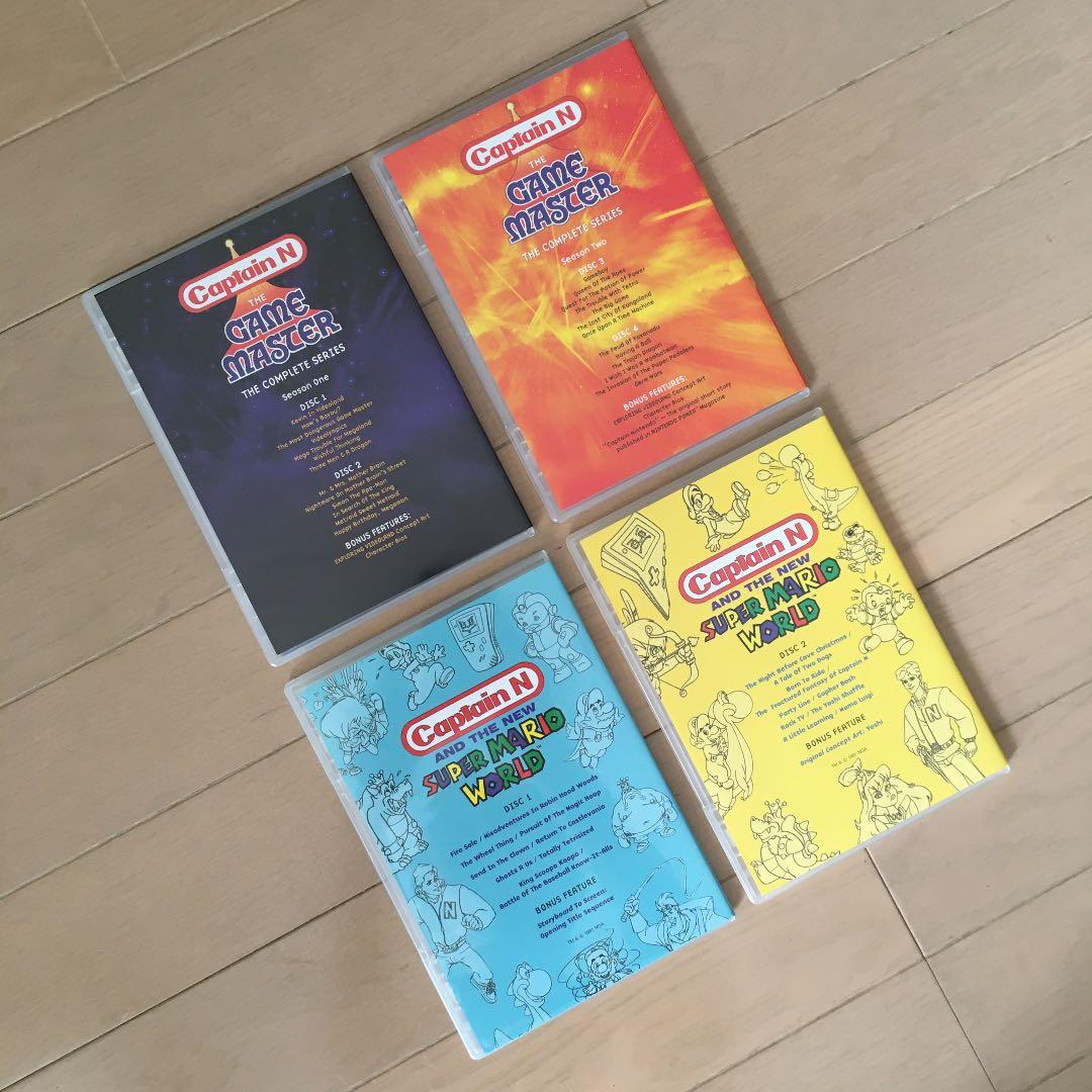 マリオ ゼルダ Captain N 80年代 90年代 DVD まとめ 北米版