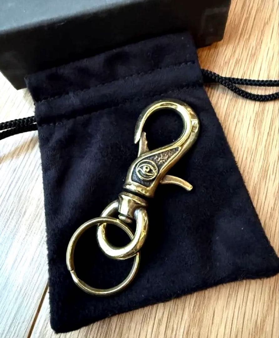 美品　BLACK SIGN × Argent Gleamキーホルダー(ブラス製)