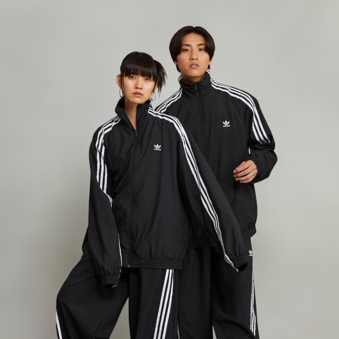 adidas アディダスオーバーサイズトラックジャケットXS