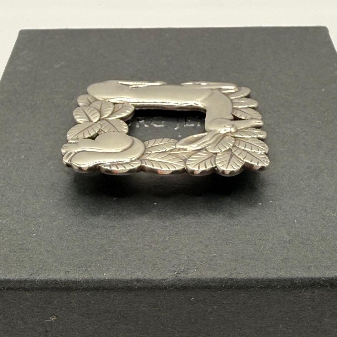 希少 ジョージジェンセン 318 ブローチ 鹿とリス ヴィンテージ