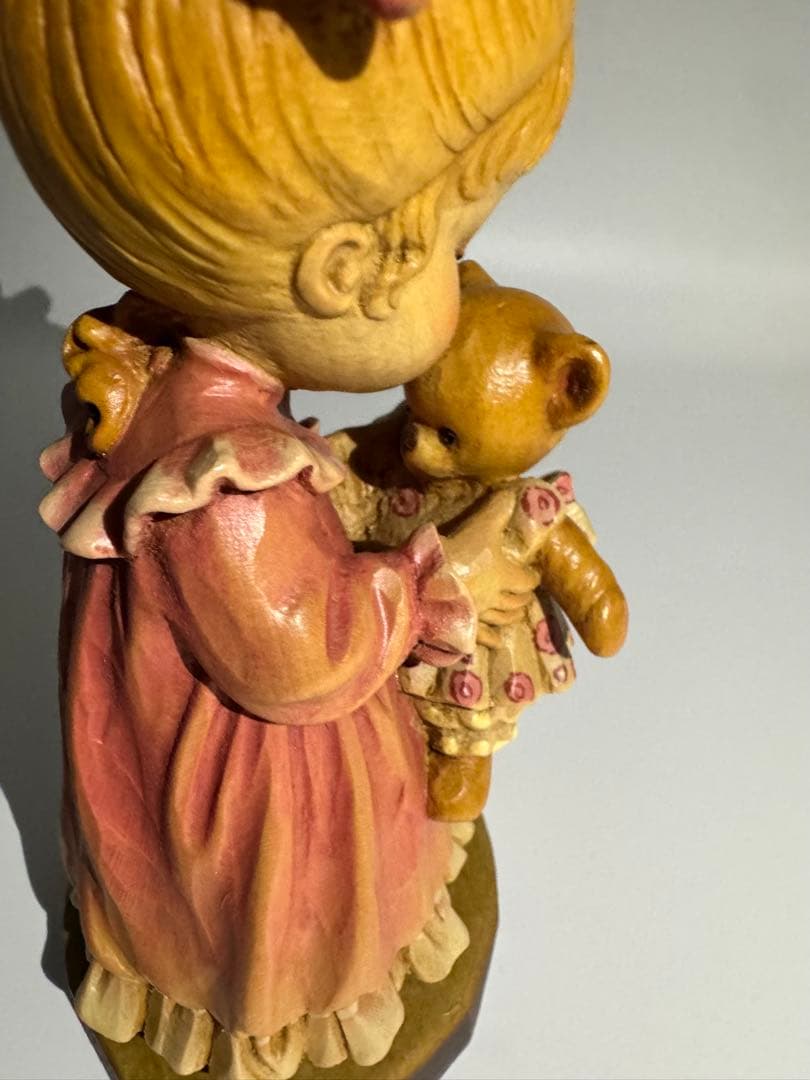 ANRI 木彫り人形 2000体限定 キス アンリ フィギュア フィギュリン