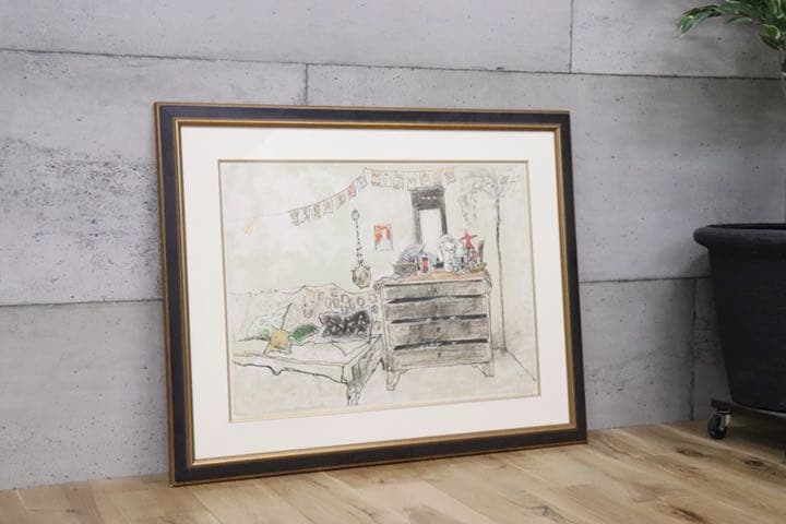 gmco1 ○ Jean Jansem ジャン ジャンセン ○ 「家具」絵画