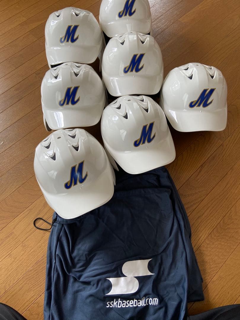 草　野球　ヘルメット　7個