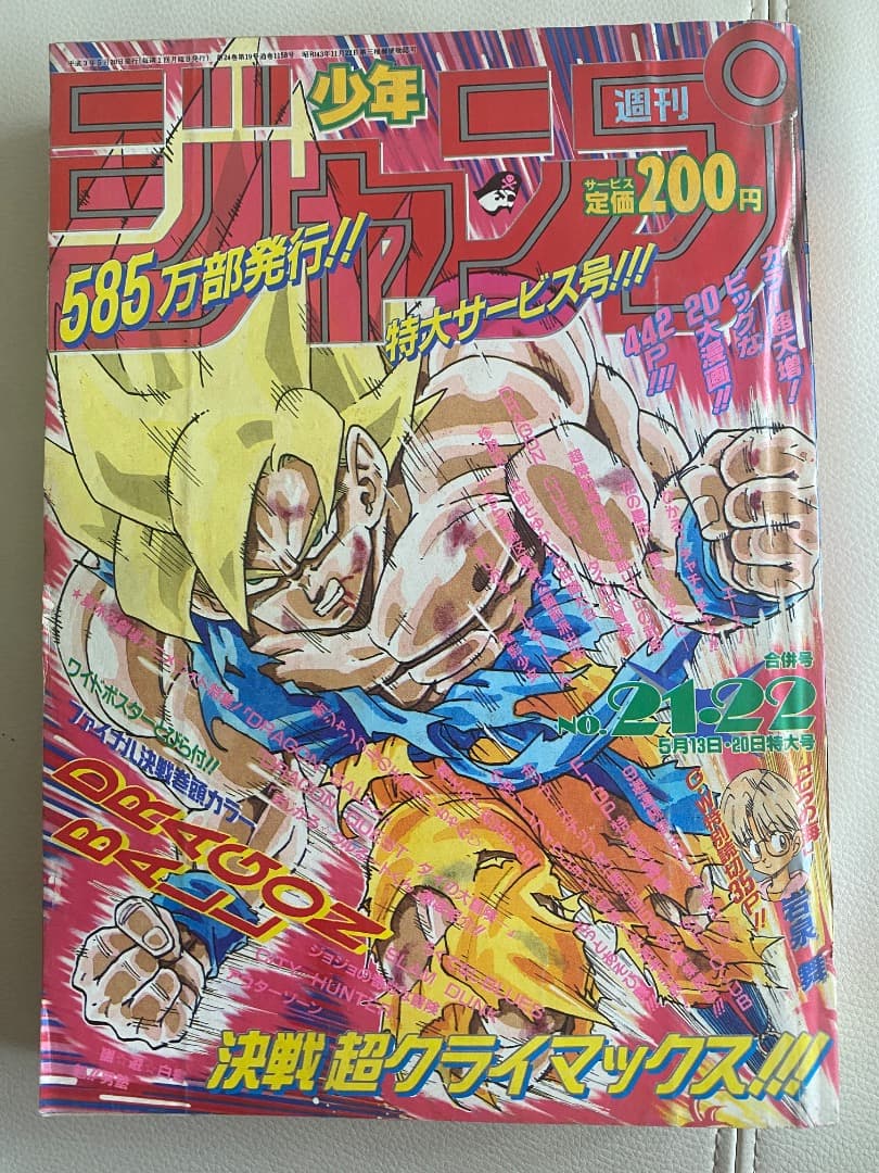 週刊少年ジャンプ　1991年　 21・22号 ドラゴンボール巻頭カラー