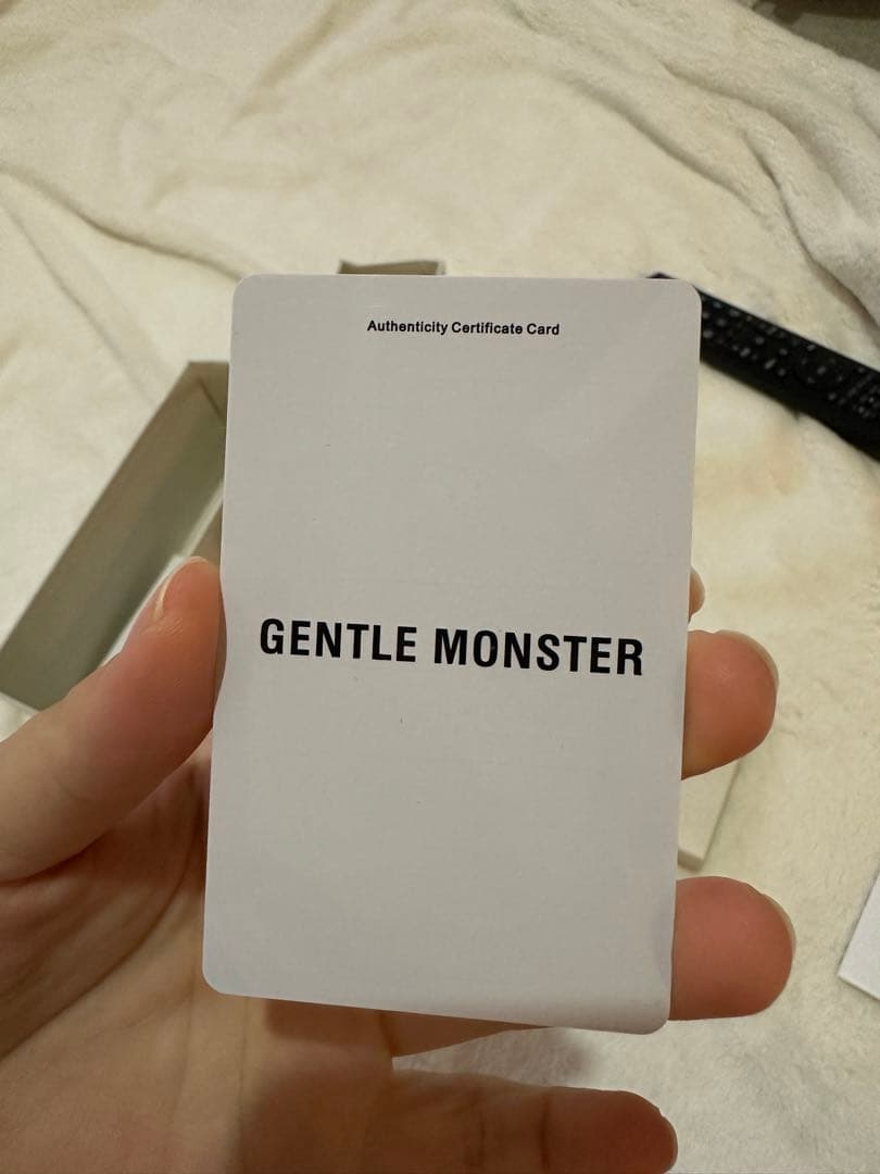 GENTLE MONSTER UNA.C N ブラックメガネ ケ
