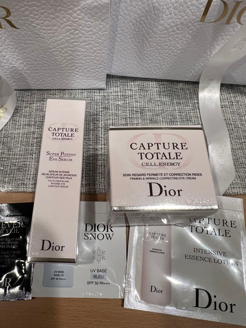 Diorカプチュールトータルセル エンジーアイセラム＆ENGY アイクリーム