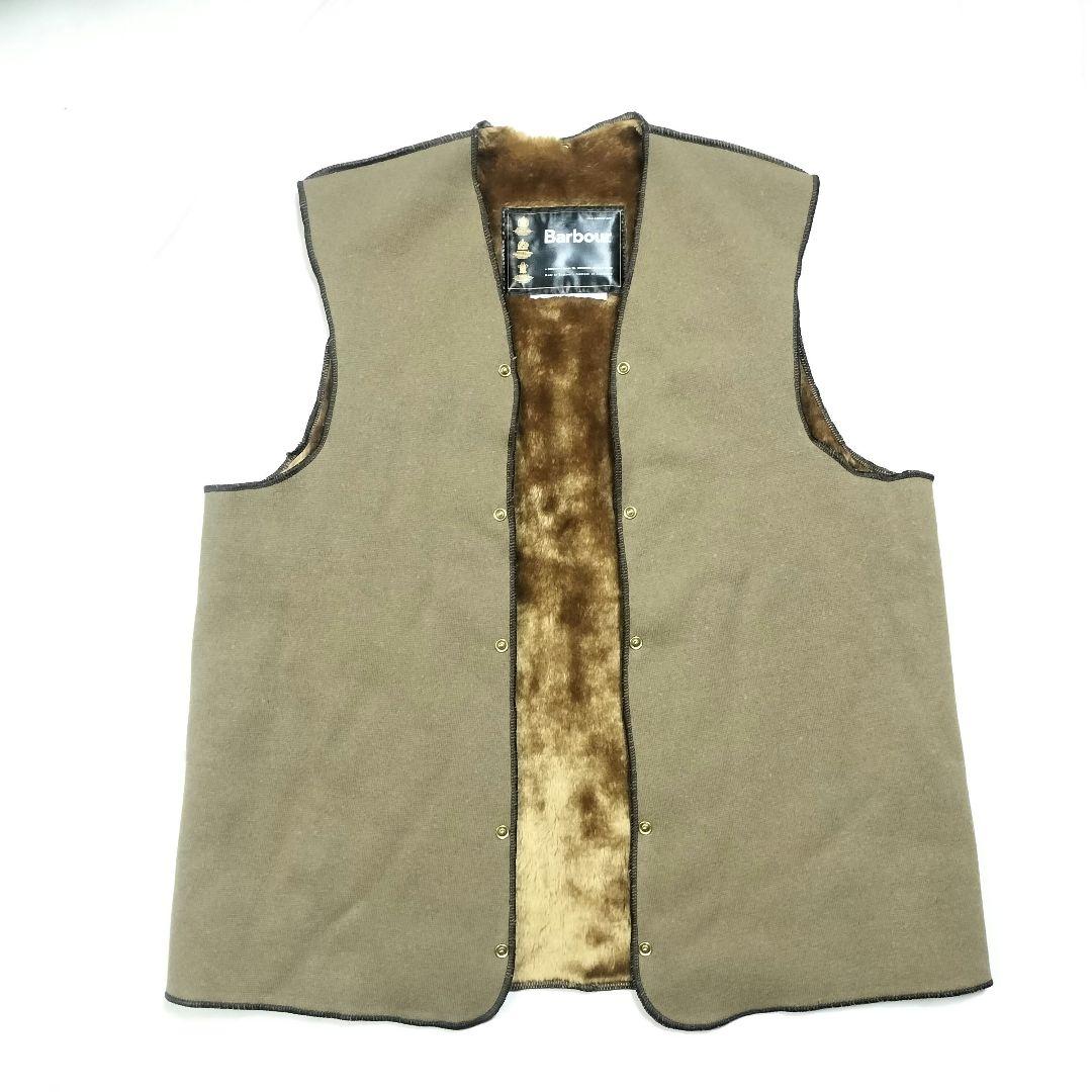 売約済A297 Barbour pile lining　c40 ライナー　ベスト