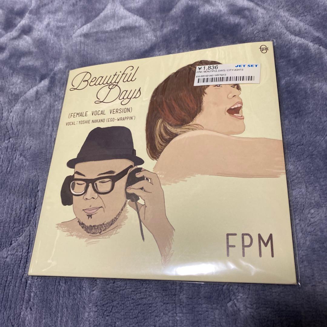 fpm beautiful days レコード　新品未開封