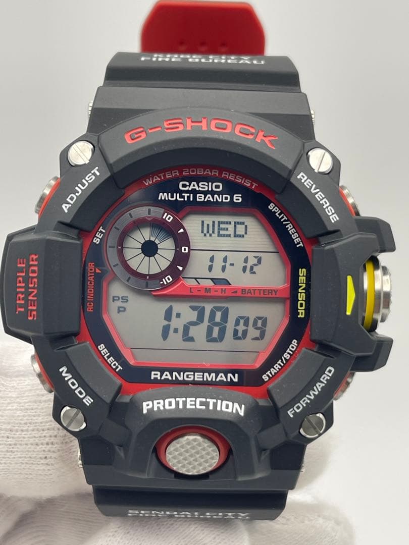 未使用 G-SHOCK GW-9400NFST-1AJR緊急消防援助隊レンジマン